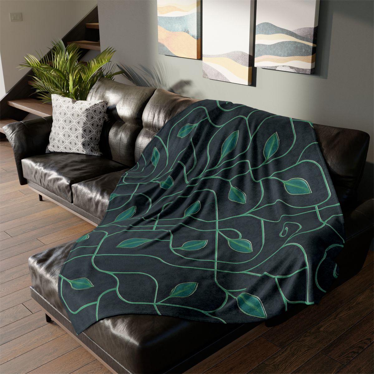 Vine Circuit Lattice warm winter blankets