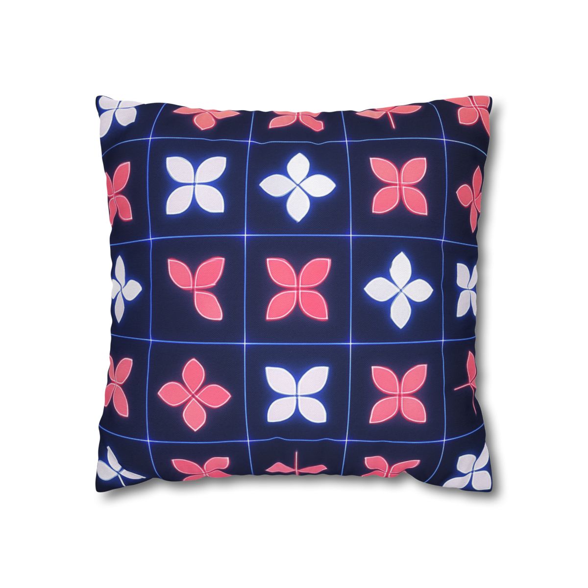 Quantum Blossom Grid custom pillow cases