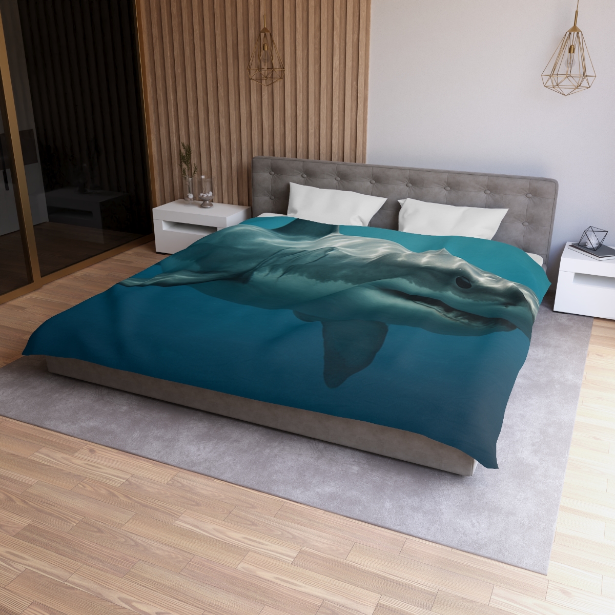 Silent Hunter Great White Shark trendy bedroom duvets
