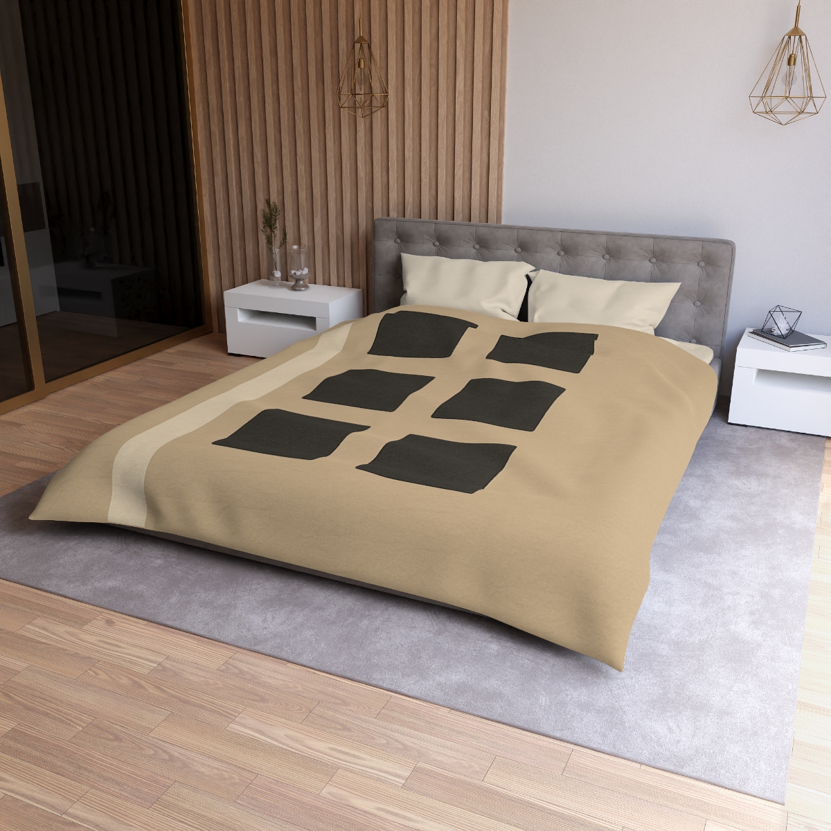 Short Grid With Missing Cell trendy bedroom duvets