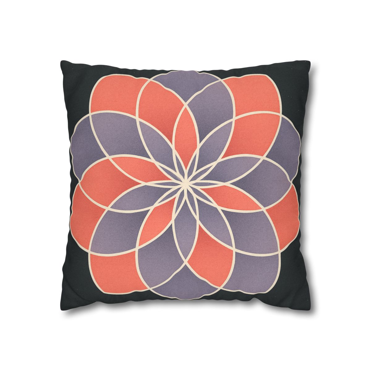 Petal Prism Overlap soft cotton pillow cases