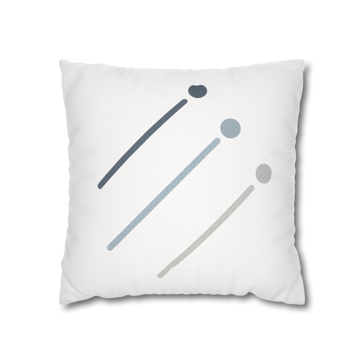 Parallel Comet Paths designer print pillow cases