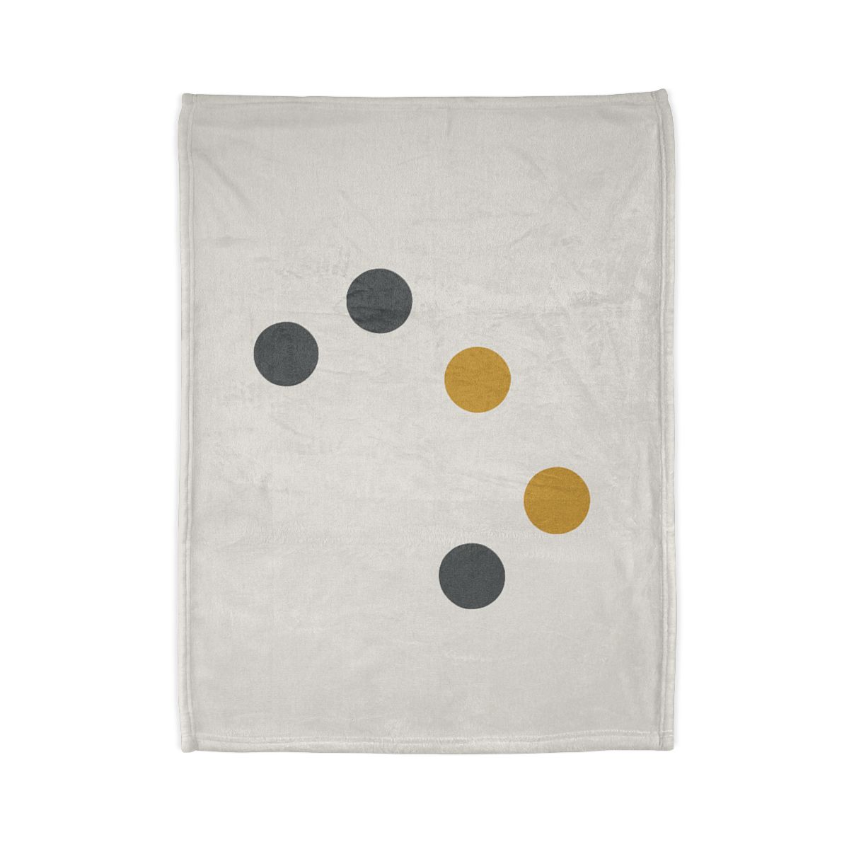 Asymmetric Dot Cluster decorative home blankets