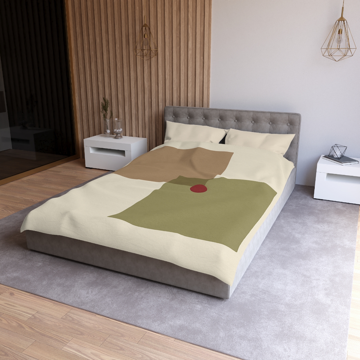 Offset Duo And Quiet Dot unique patterned duvets