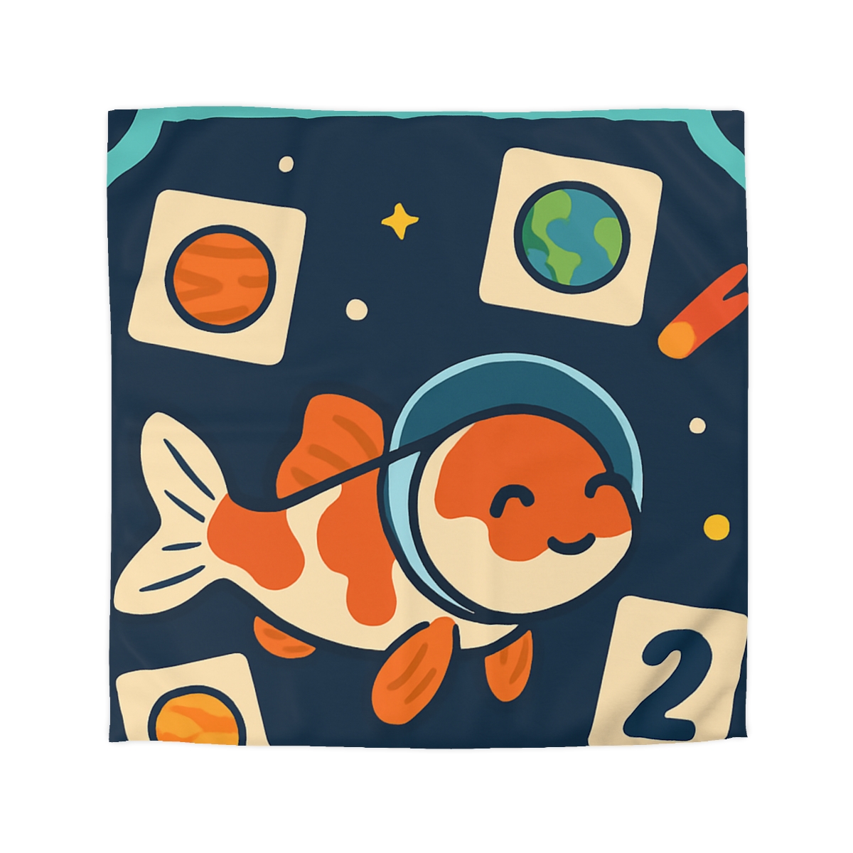 Comet Koi Classroom custom duvets
