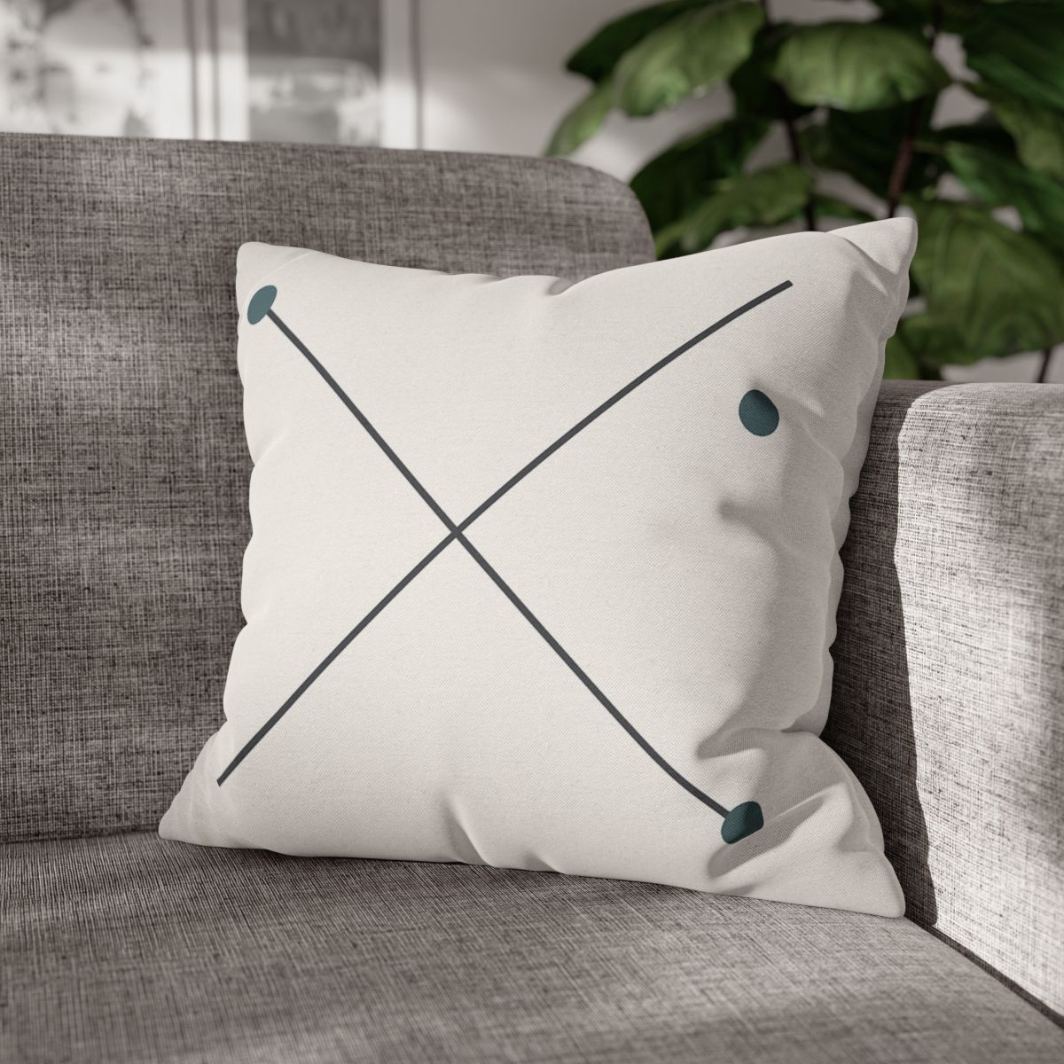 Crossed Vector Starfield custom pillow cases