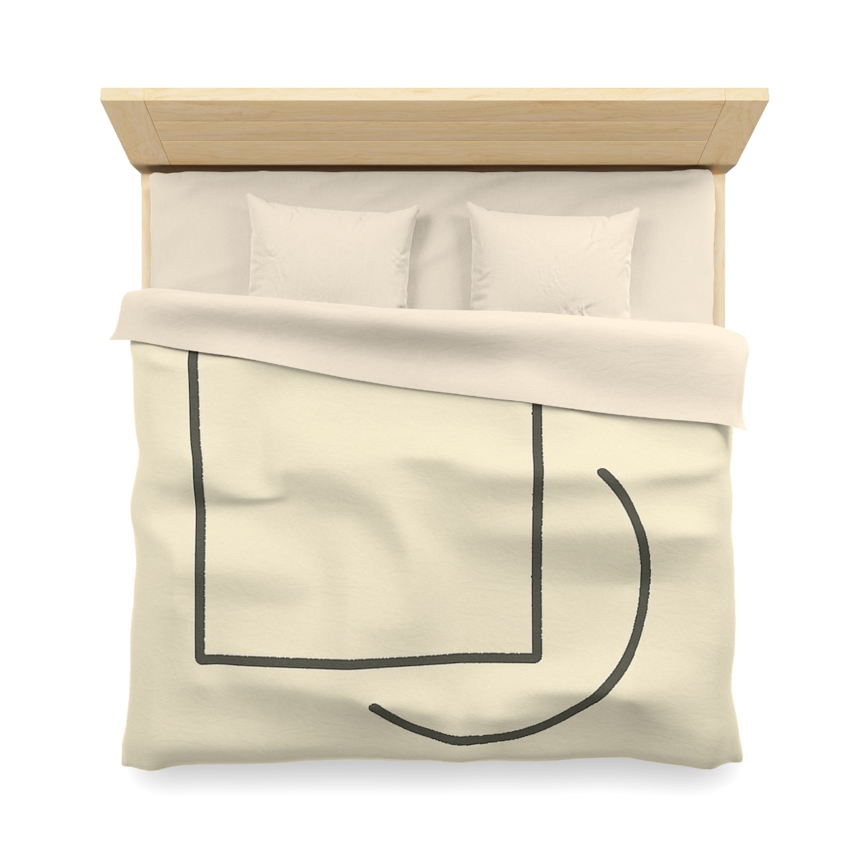 Offset Frame With Crescent Anchor warm winter duvets