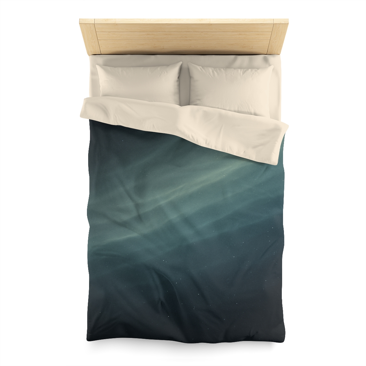 Dark Energy Gradient Drift designer printed duvets