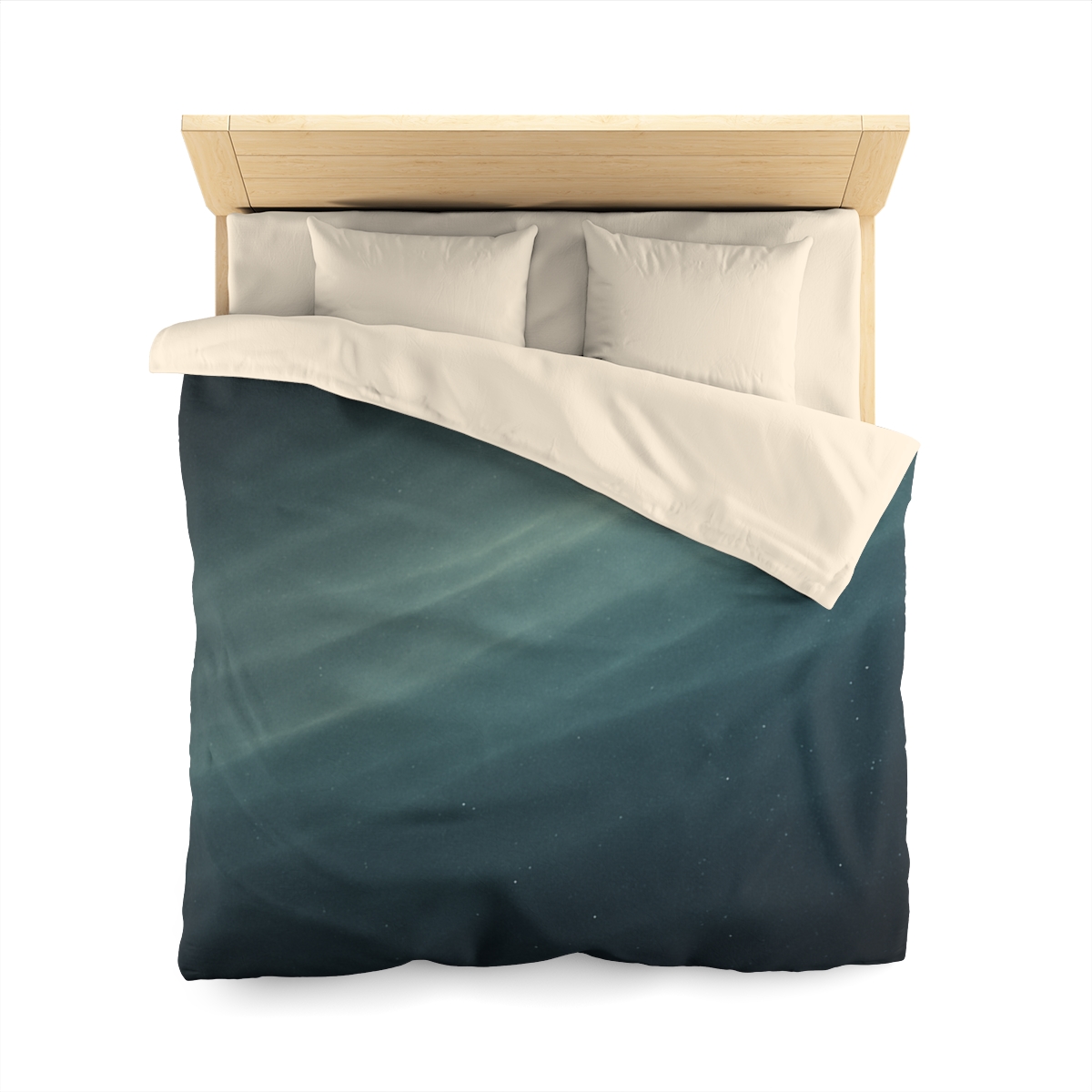 Dark Energy Gradient Drift designer printed duvets