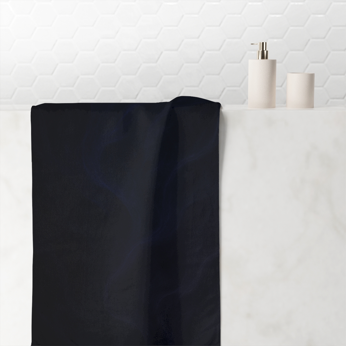 Dark Energy Gradient Veil decorative home towels