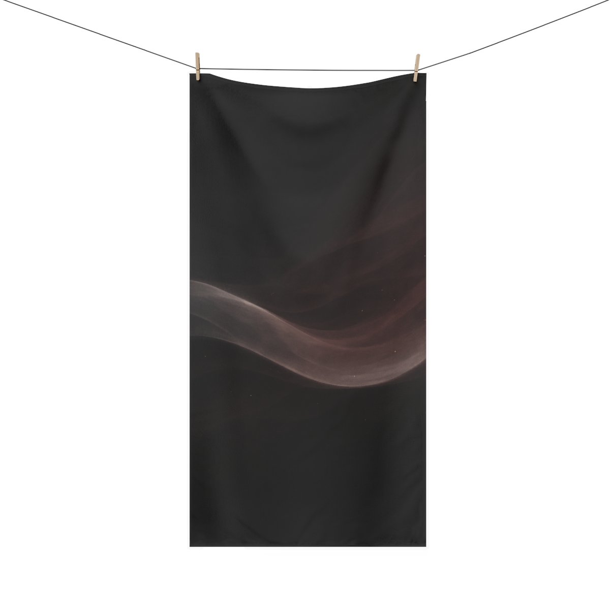 Dark Energy Ribbon designer printed towels