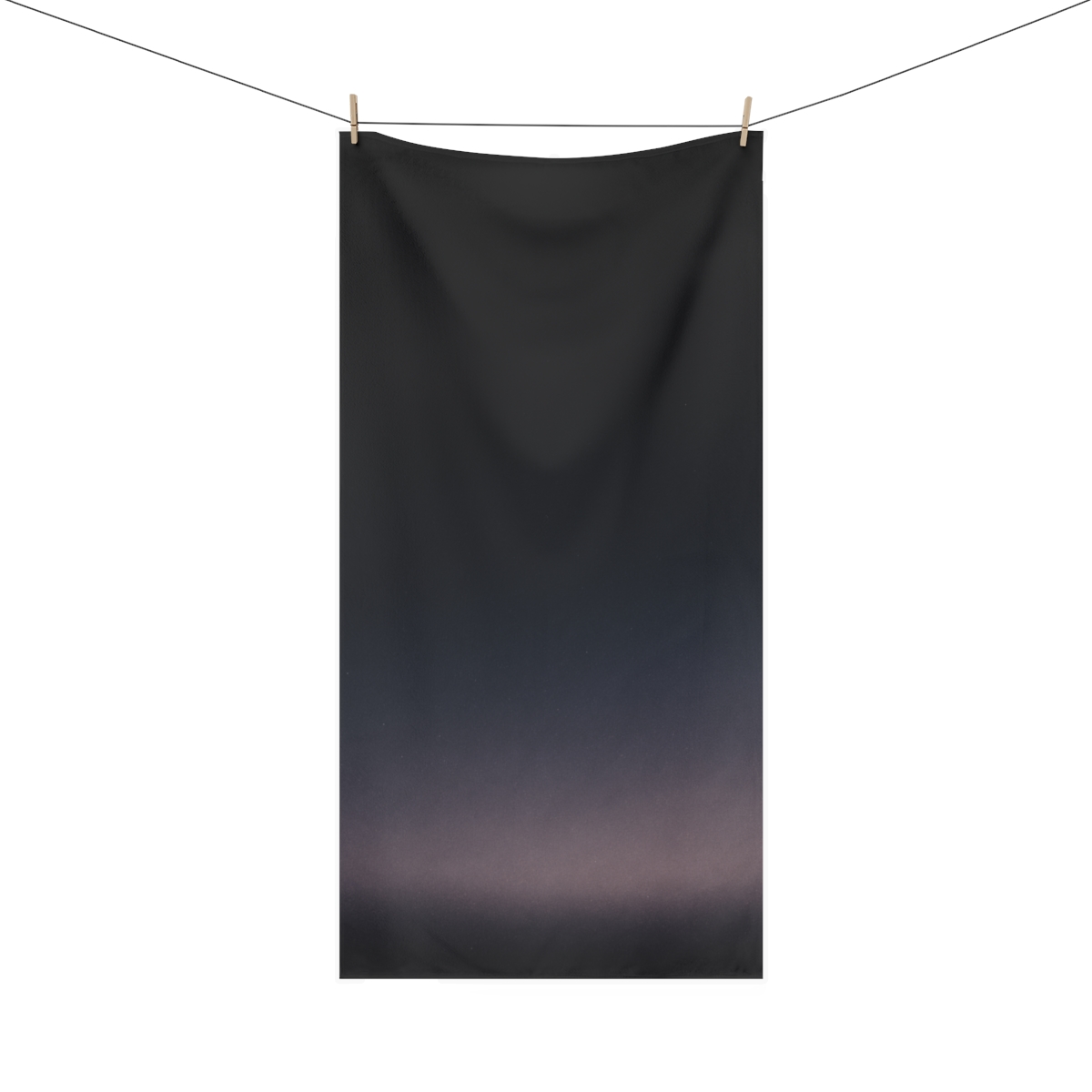 Dark Energy Velvet Gradient soft cotton towels