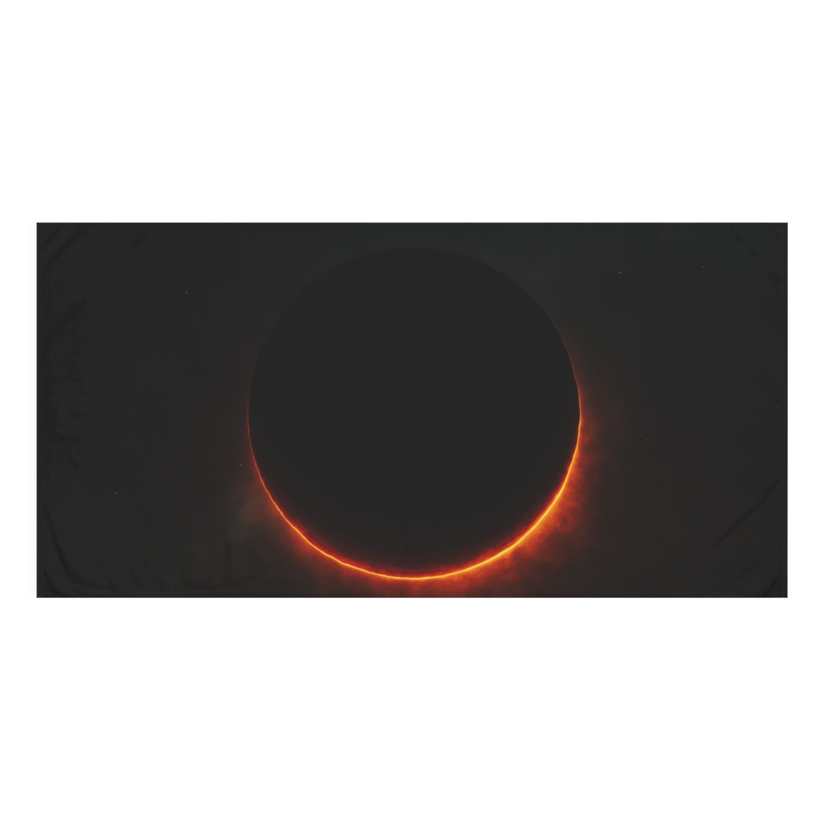 Dark Horizon Ember Rim unique gift towels