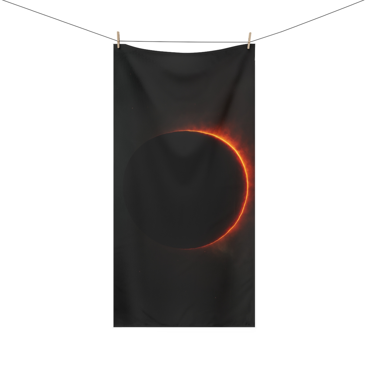 Dark Horizon Ember Rim unique gift towels