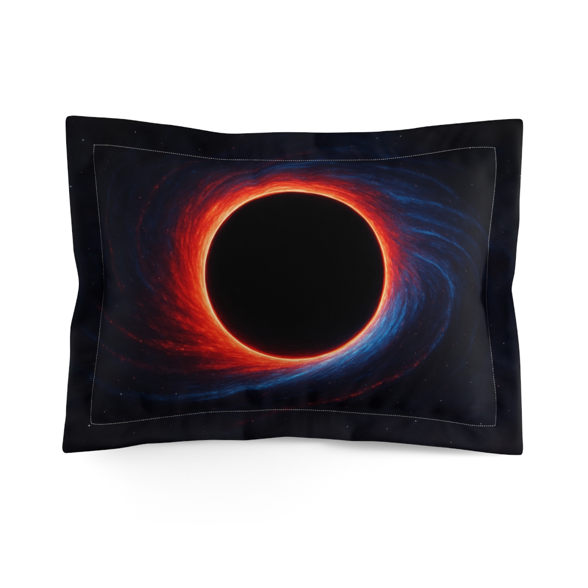 Dark Horizon Singularity Bloom custom pillows