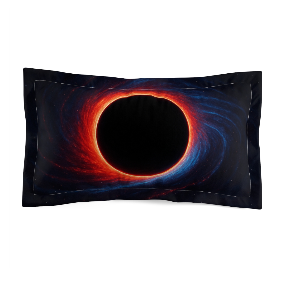 Dark Horizon Singularity Bloom custom pillows