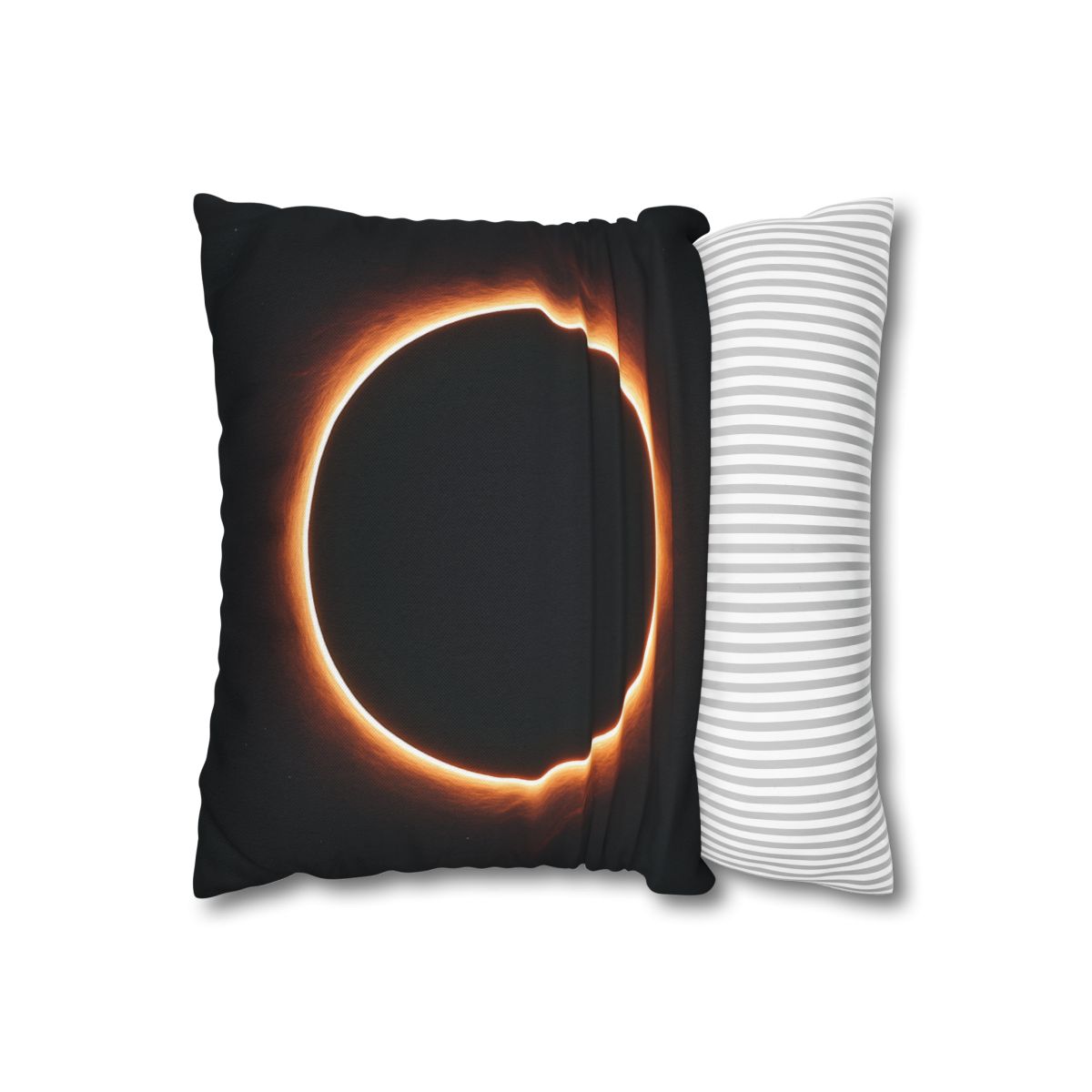 Dark Horizon Singularity Glow personalized pillow covers