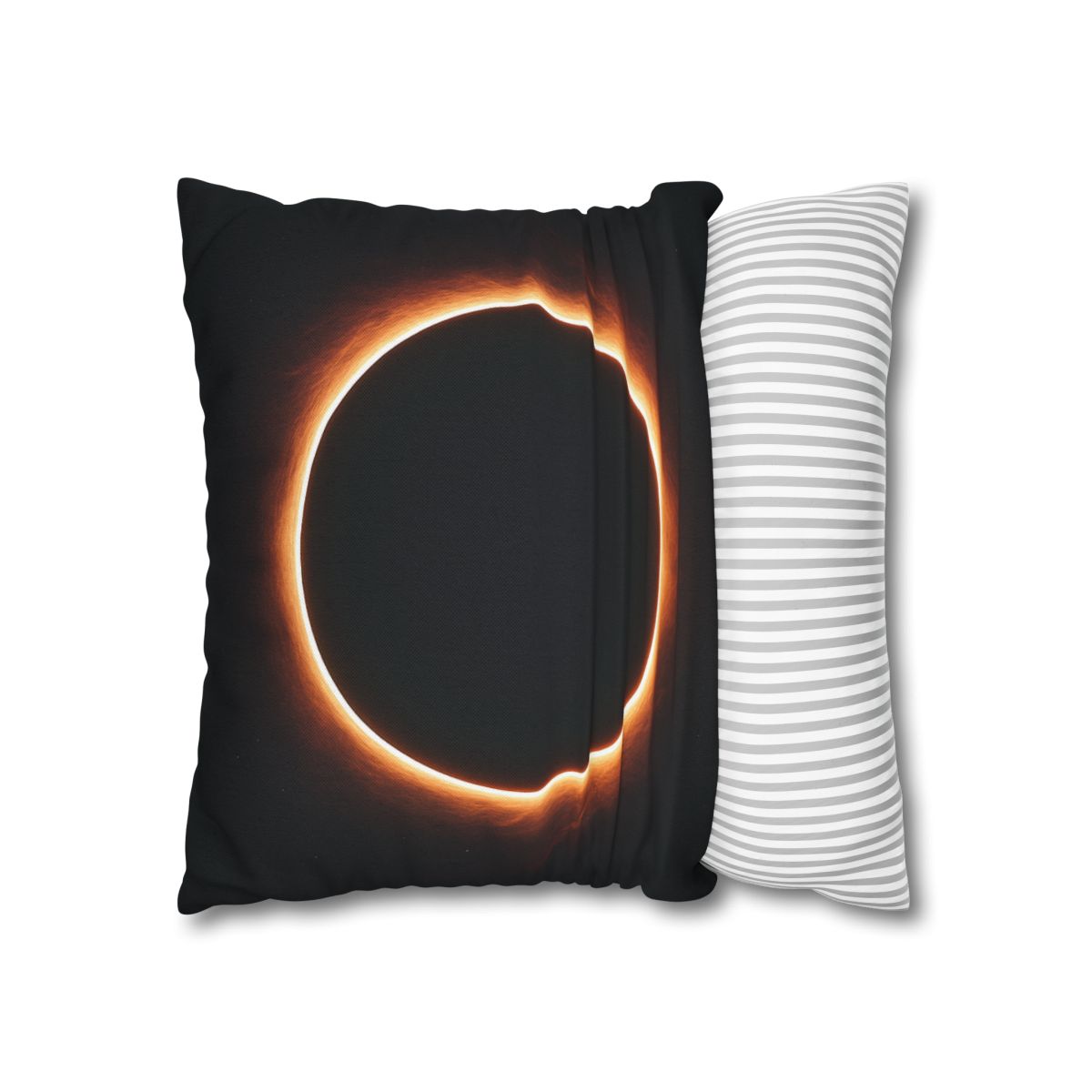 Dark Horizon Singularity Glow personalized pillow covers
