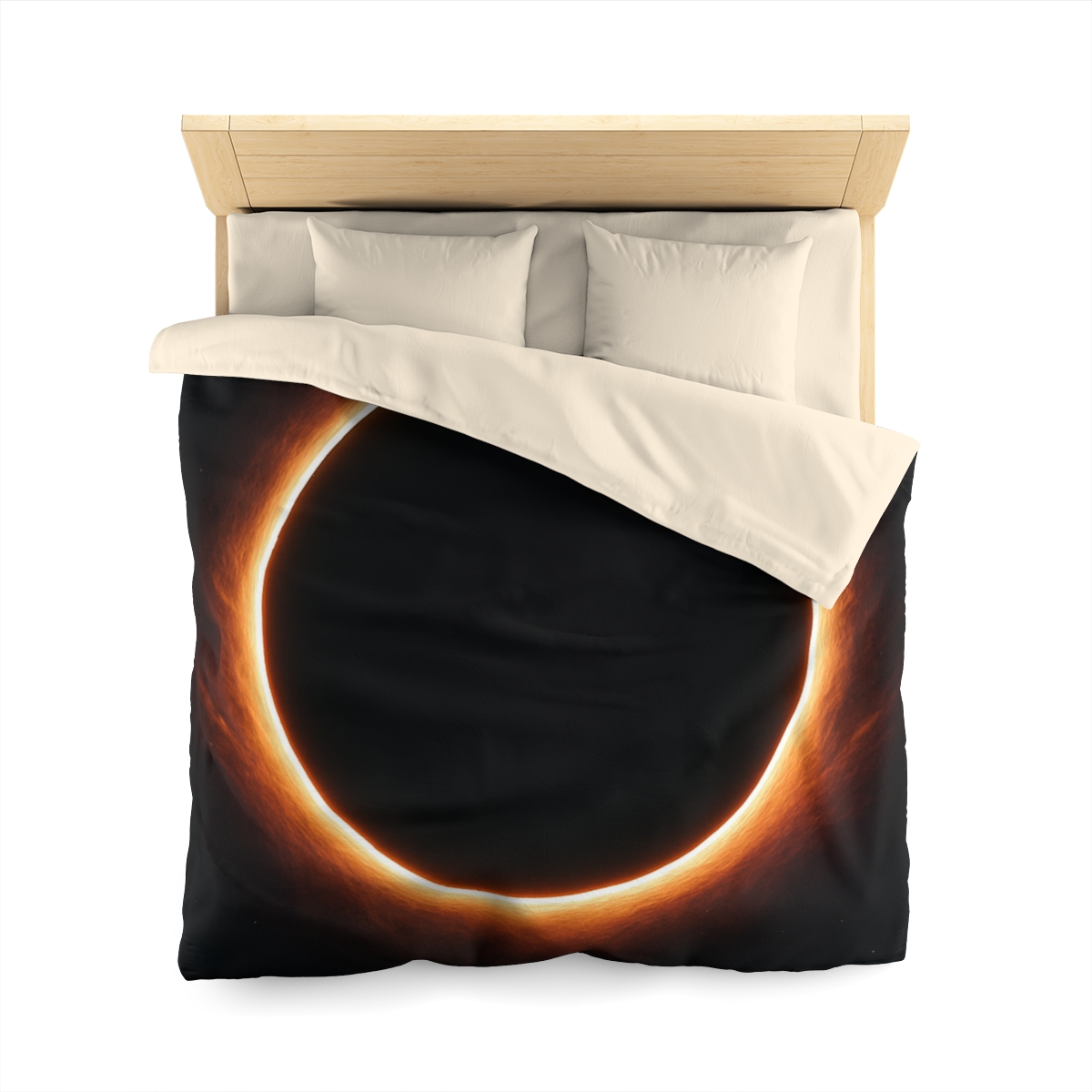 Dark Horizon Singularity Glow personalized bedding duvets