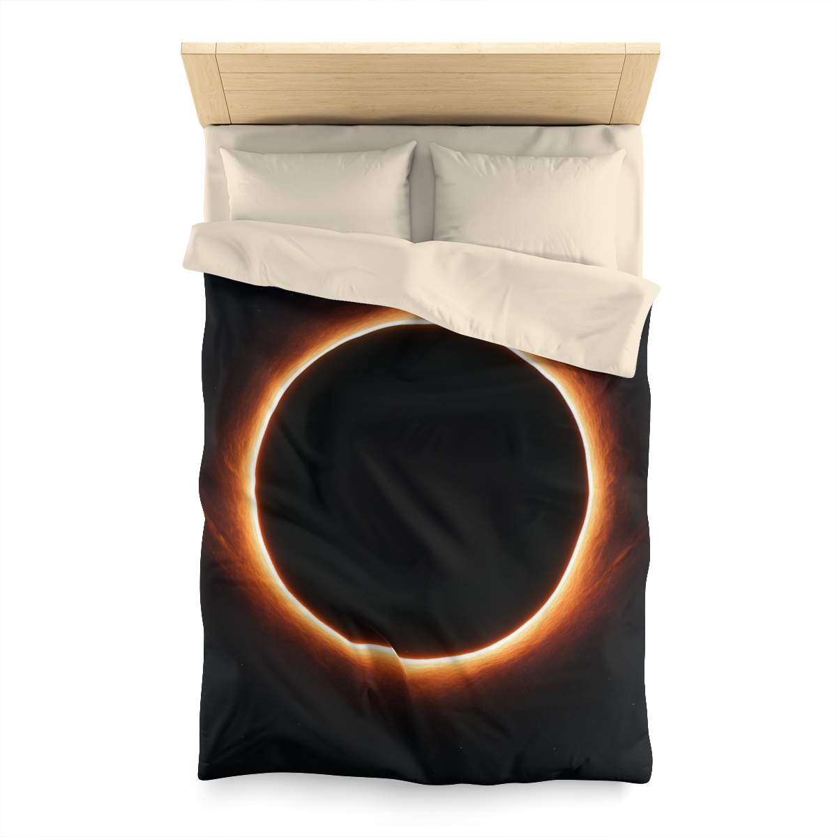 Dark Horizon Singularity Glow personalized bedding duvets