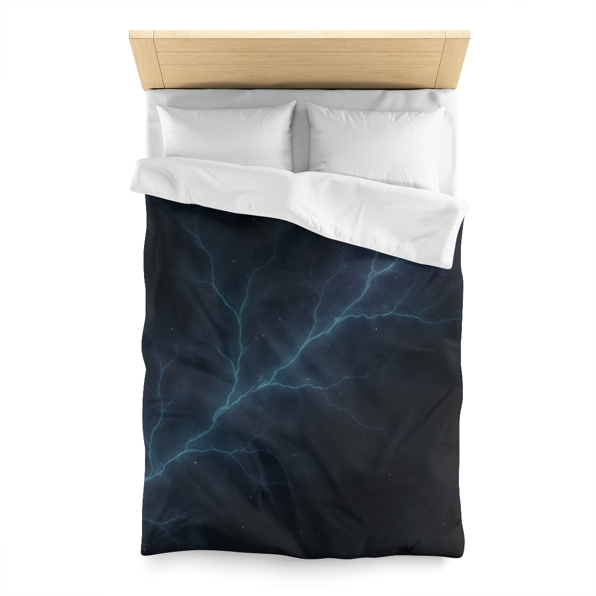 Dark Matter Vein Bloom personalized bedding duvets