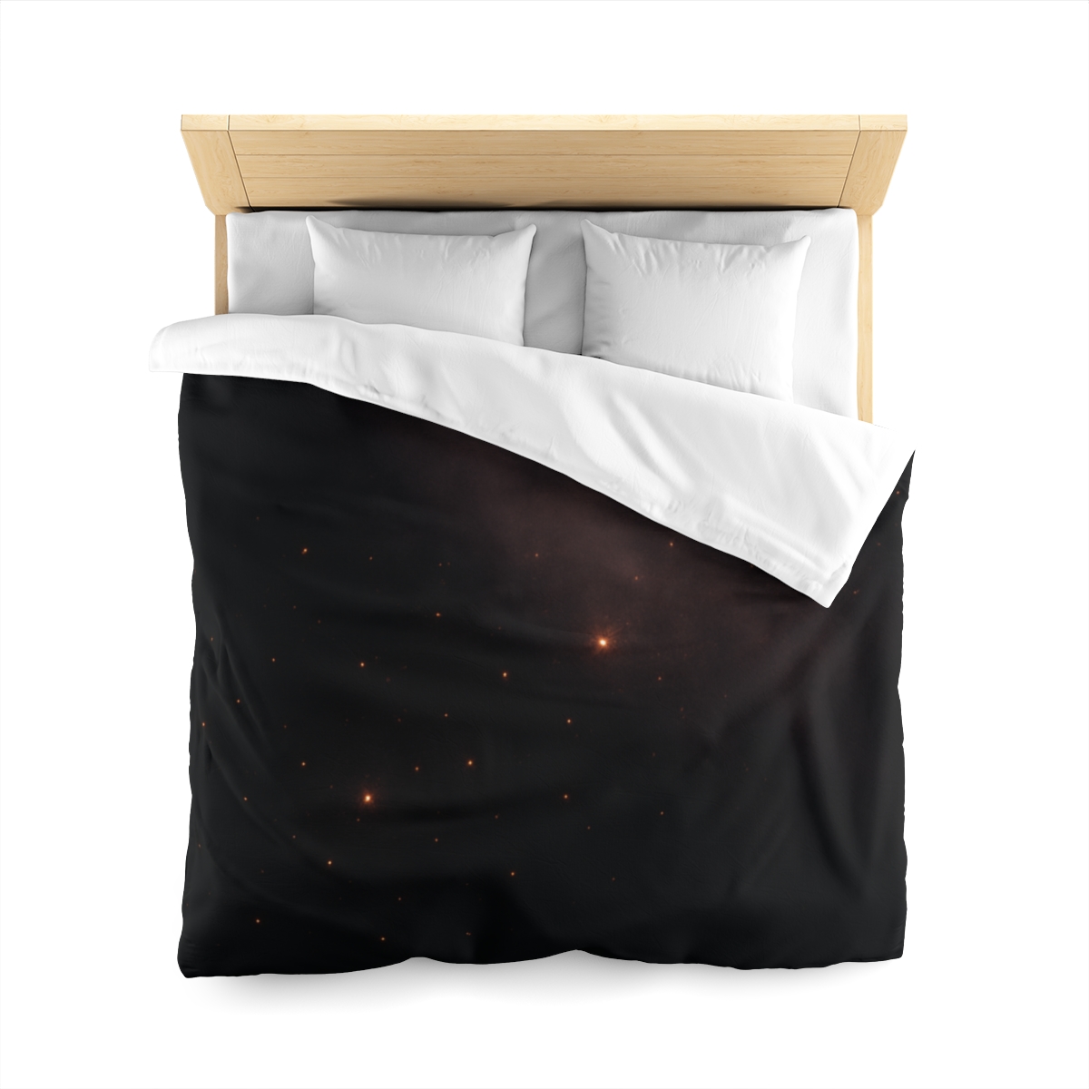 Dark Veil Ember Field designer printed duvets