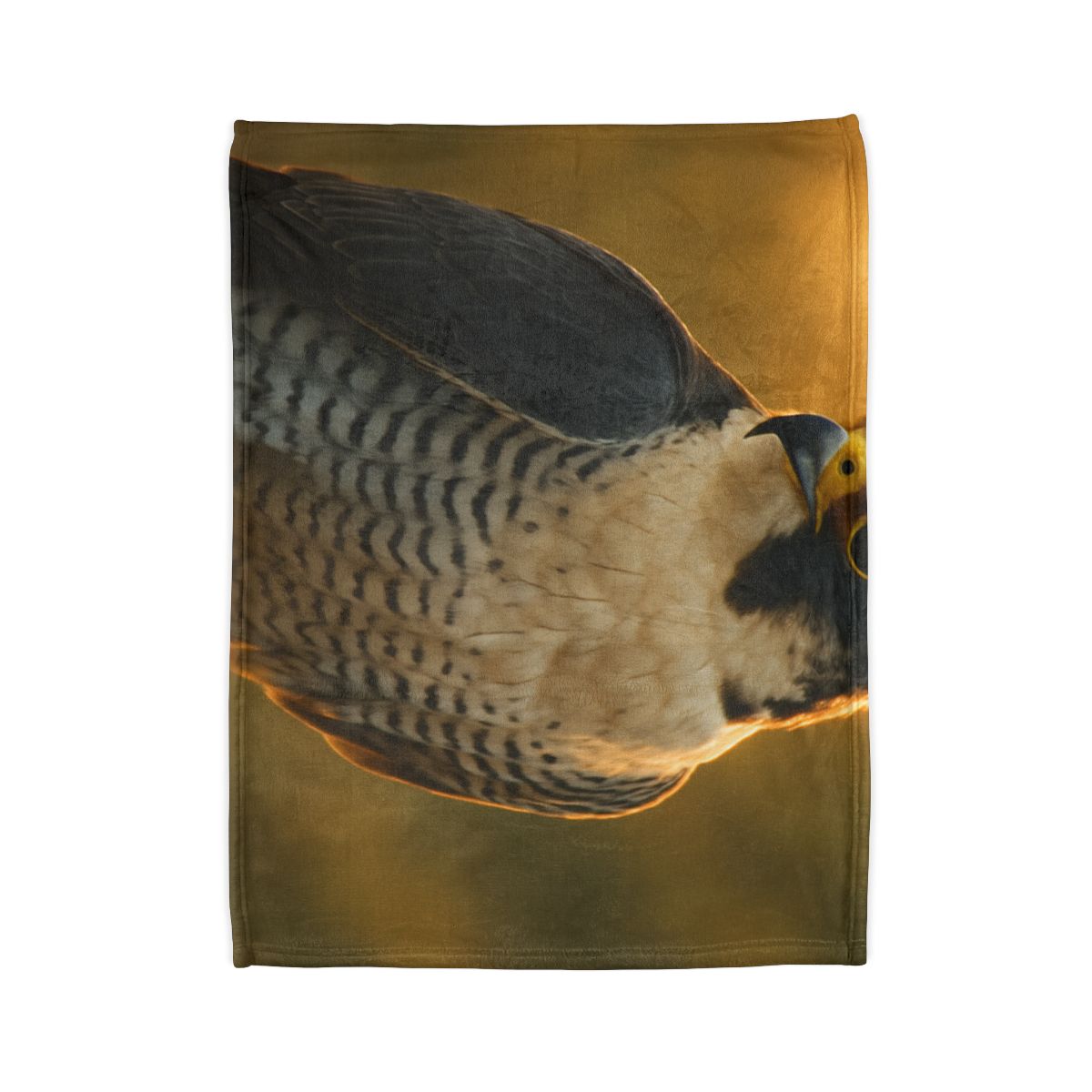 Dawn Arrow Peregrine Falcon personalized cozy blankets