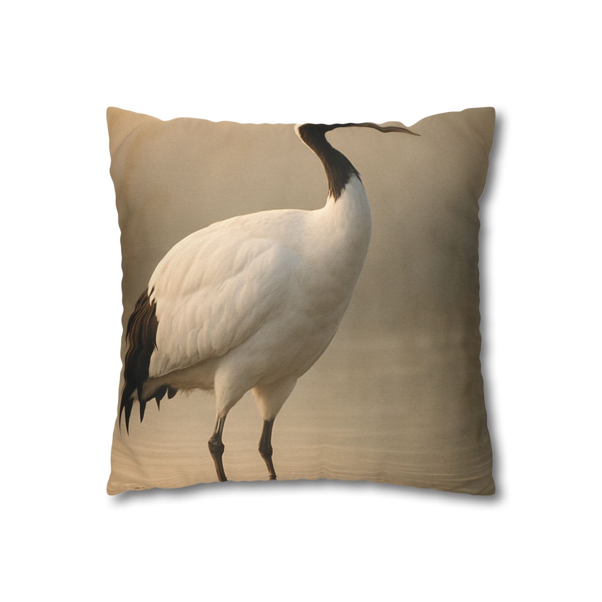 Dawn Balance Red Crowned Crane personalized pillow covers