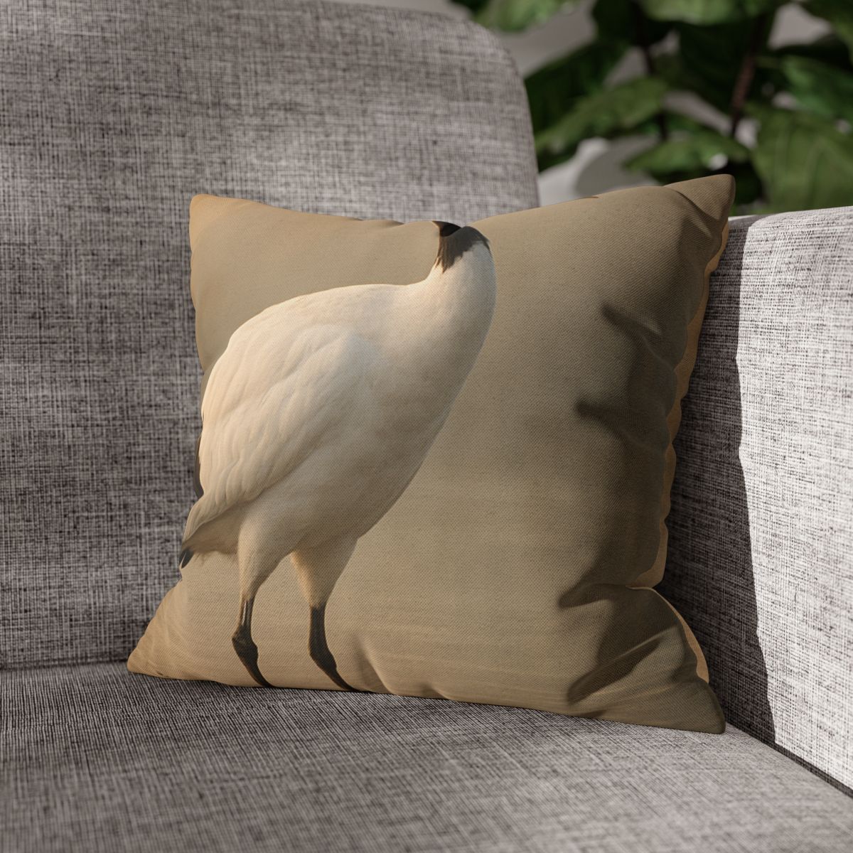 Dawn Balance Red Crowned Crane personalized pillow covers