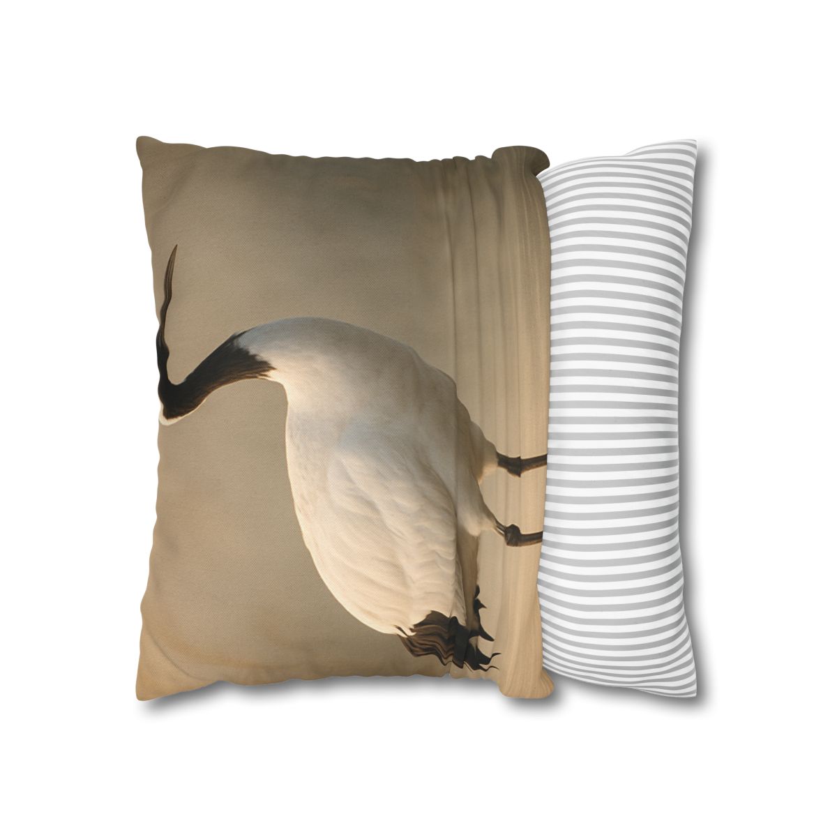 Dawn Balance Red Crowned Crane personalized pillow covers