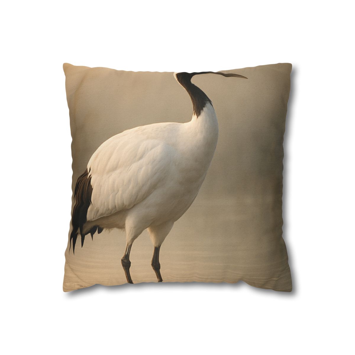 Dawn Balance Red Crowned Crane personalized pillow covers