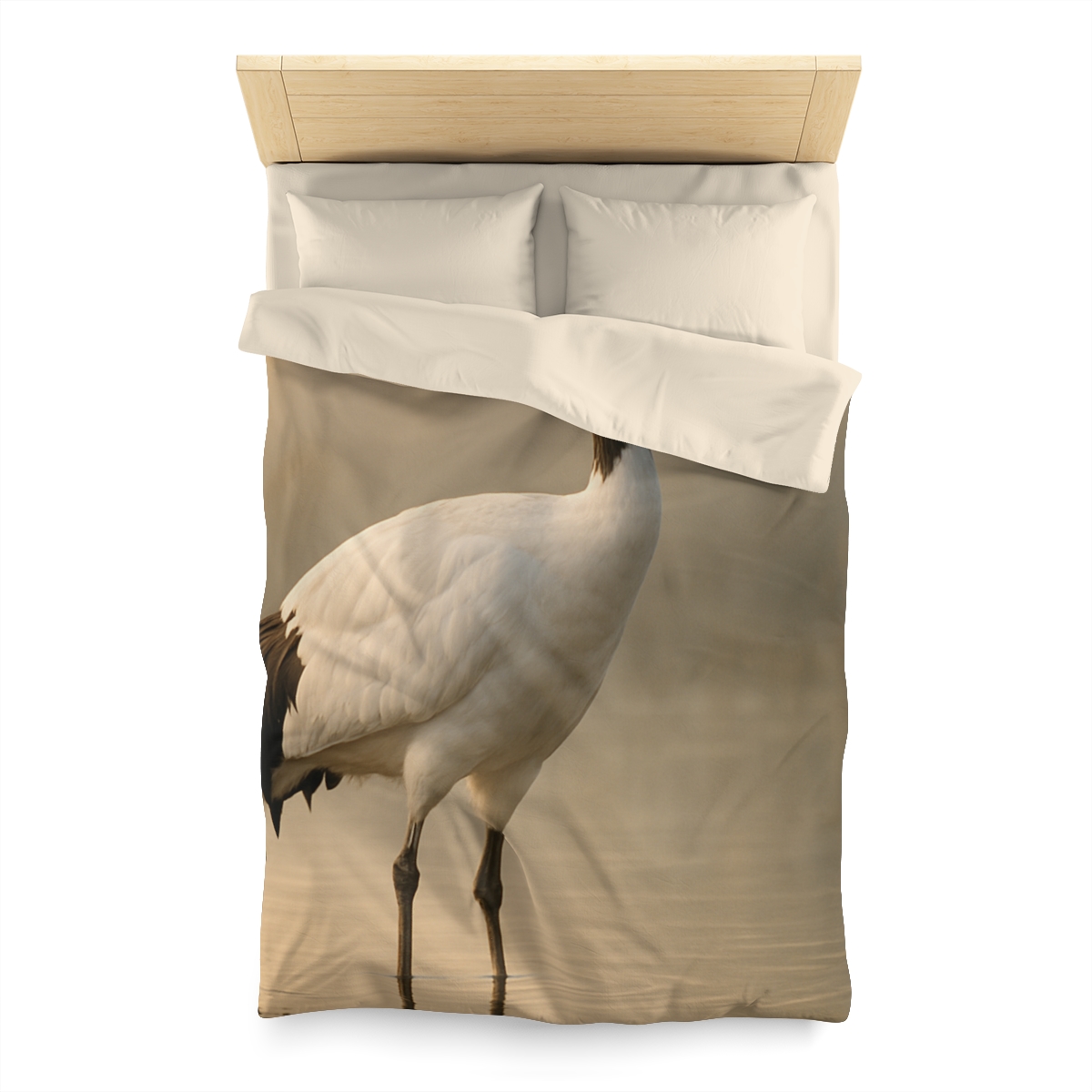 Dawn Balance Red Crowned Crane duvets for gifts