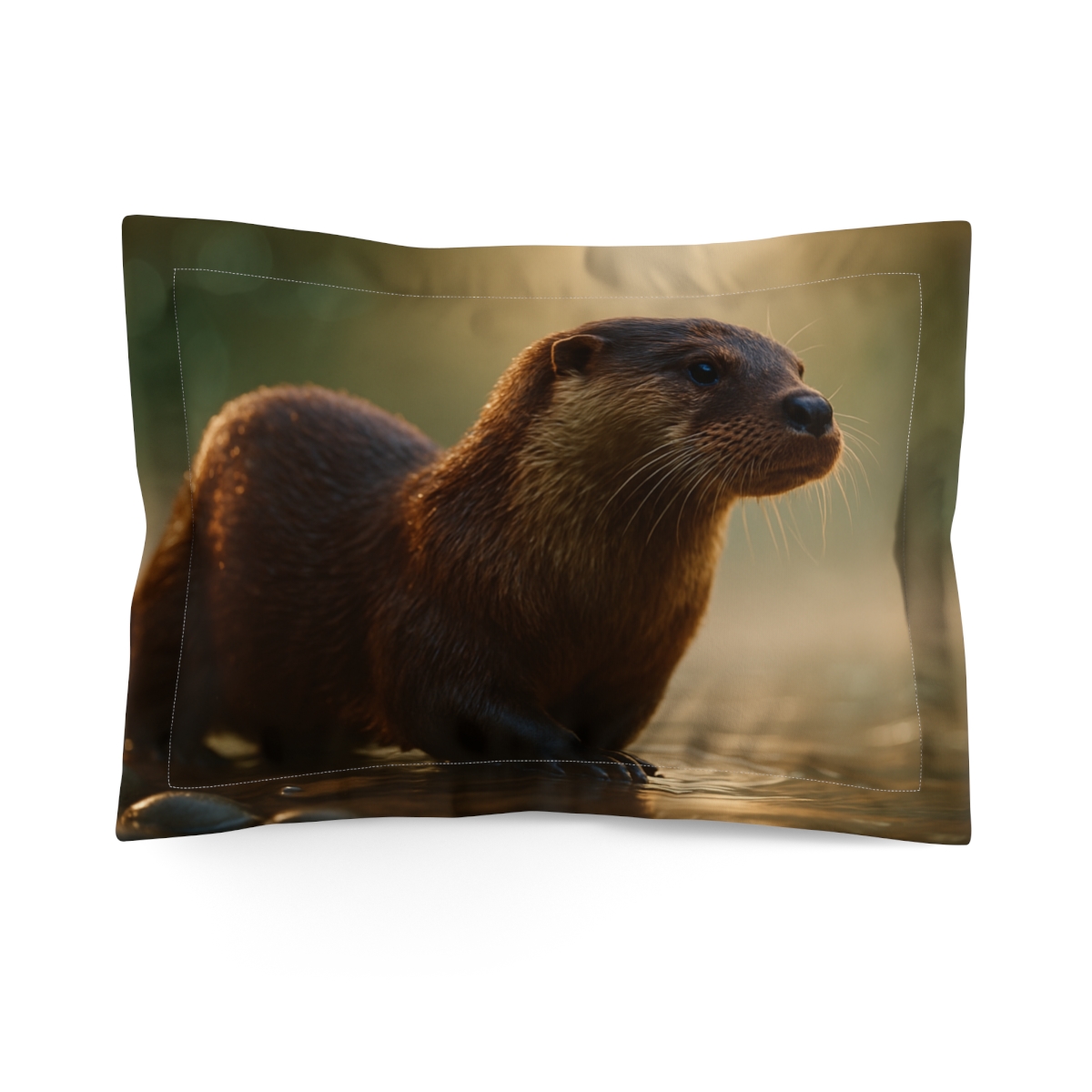 Dawn Fisher Otter trendy accent pillows