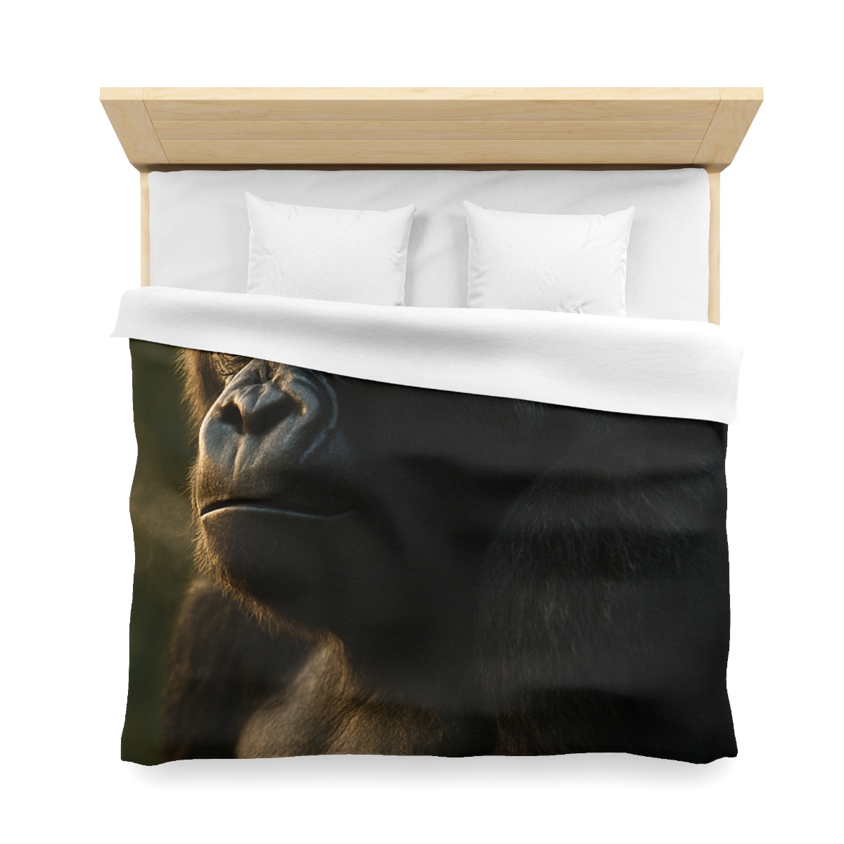 Dawn Guardian Silverback Gorilla designer printed duvets