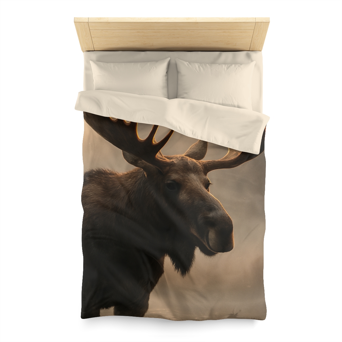 Dawn Mirror Moose warm winter duvets