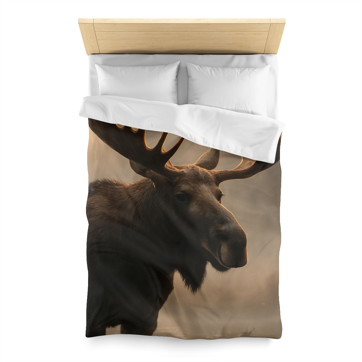 Dawn Mirror Moose warm winter duvets