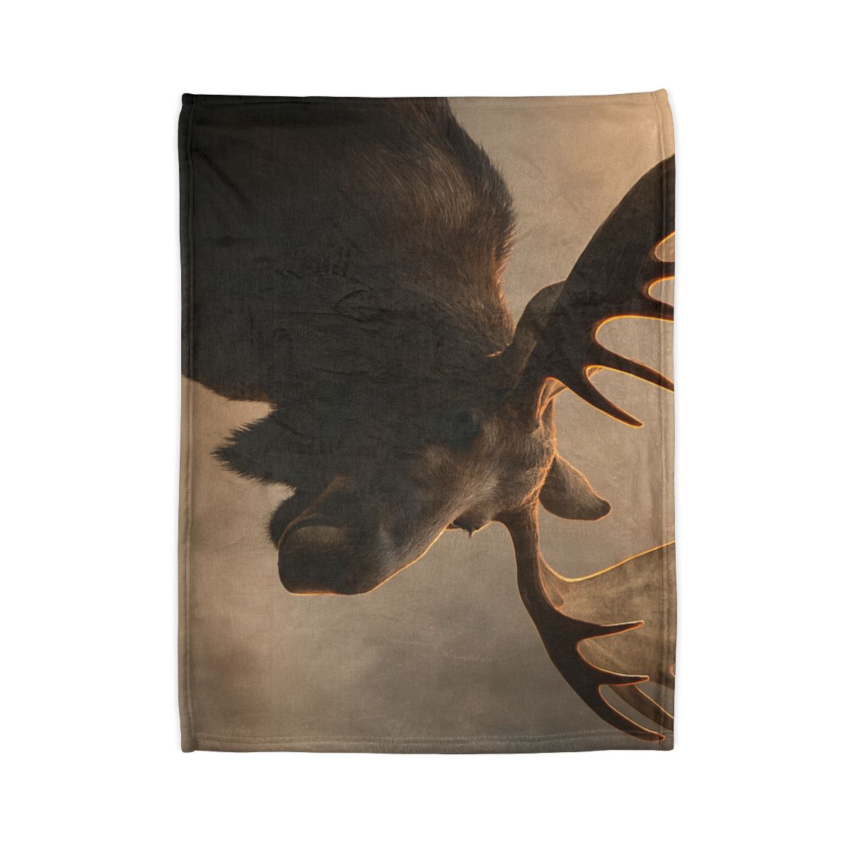 Dawn Mirror Moose soft fleece blankets