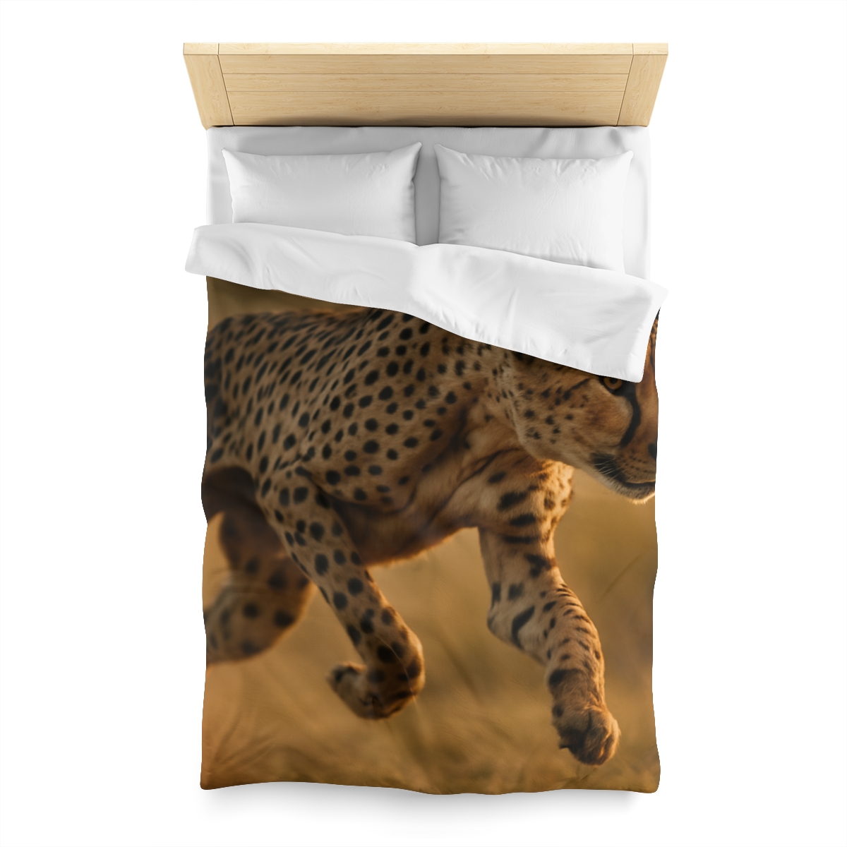 Dawn Sprint Cheetah custom duvets