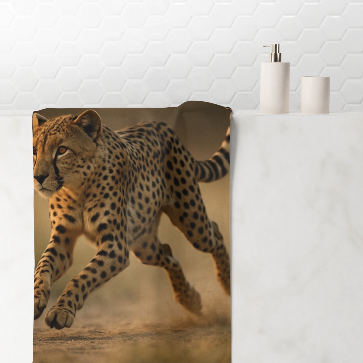 Dawn Sprint Cheetah unique gift towels