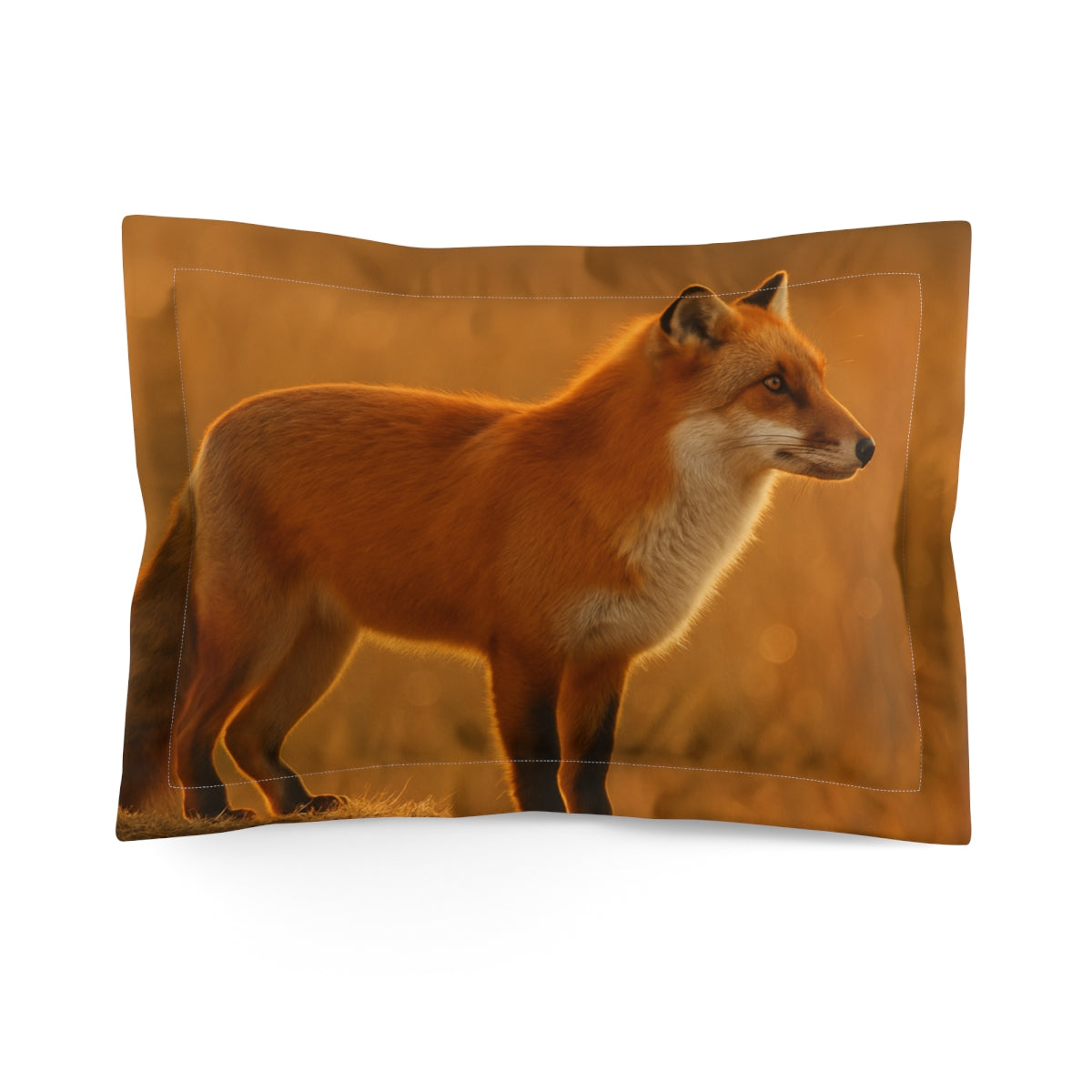 Dawn Whisperer Red Fox Pillow