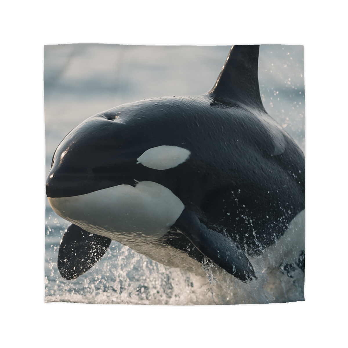 Tidal Monarch Orca custom duvets