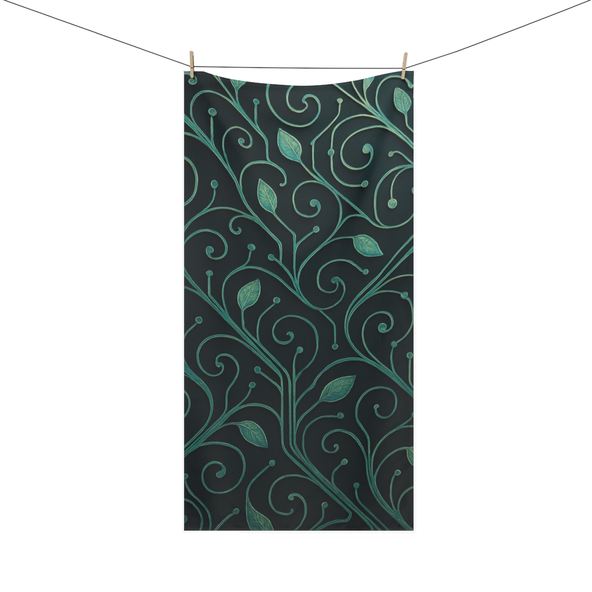 Vine Circuit Lattice soft cotton towels