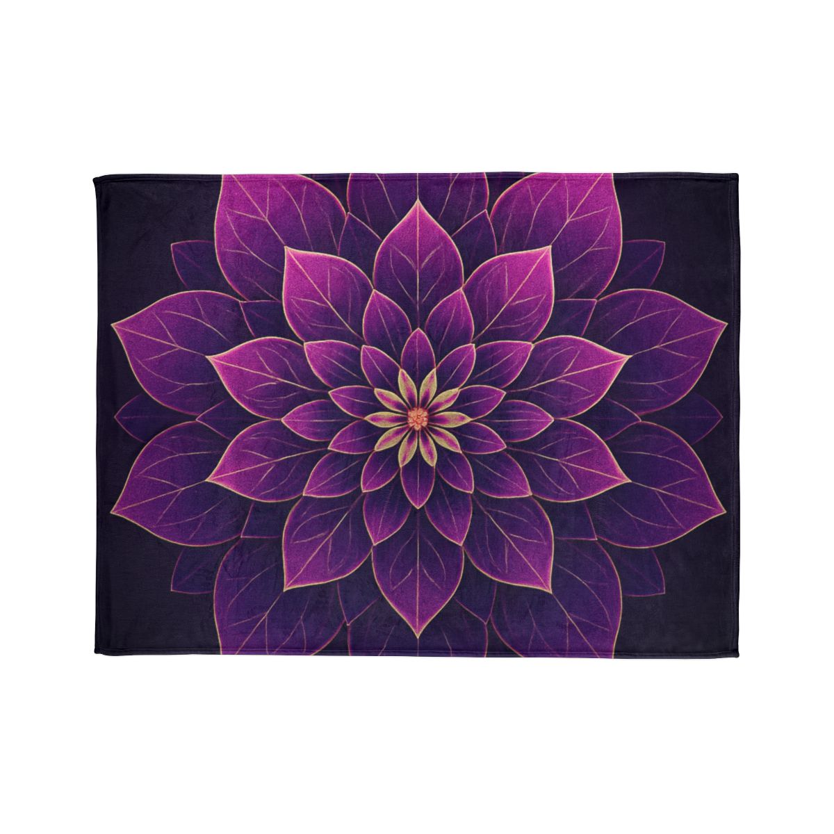 Petal Prism Mandala custom blankets