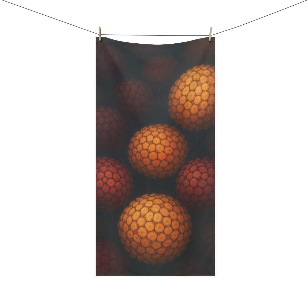Seed Cluster Orb Mosaic unique gift towels