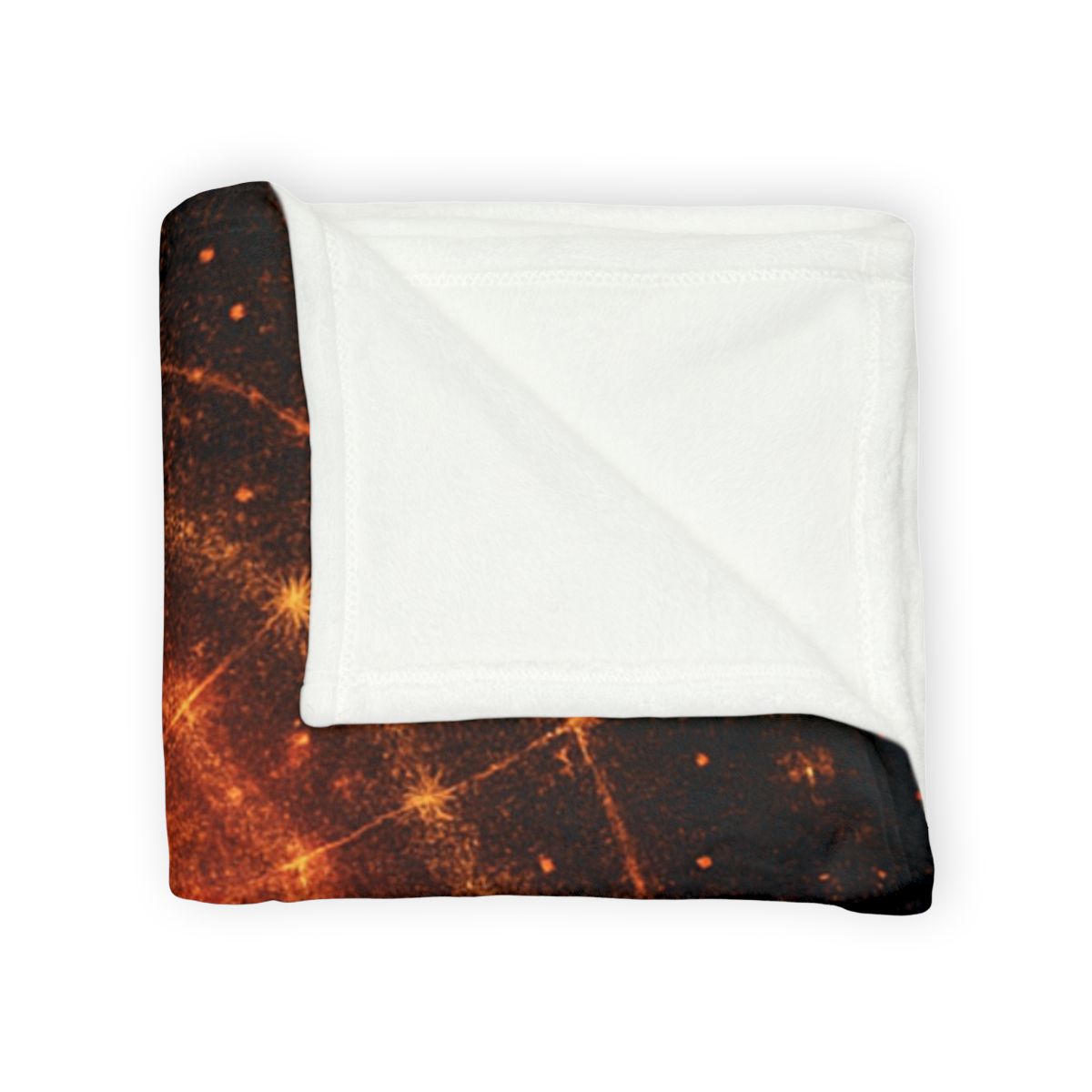 Photon Burst Mandala designer printed blankets