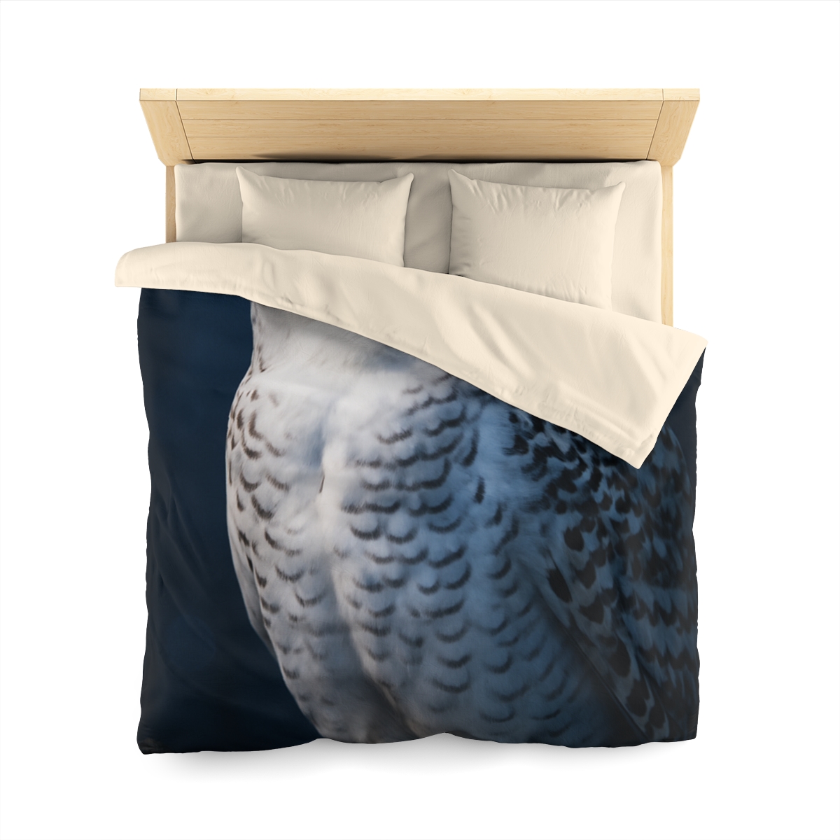 Midnight Watch Snowy Owl soft comforter duvets