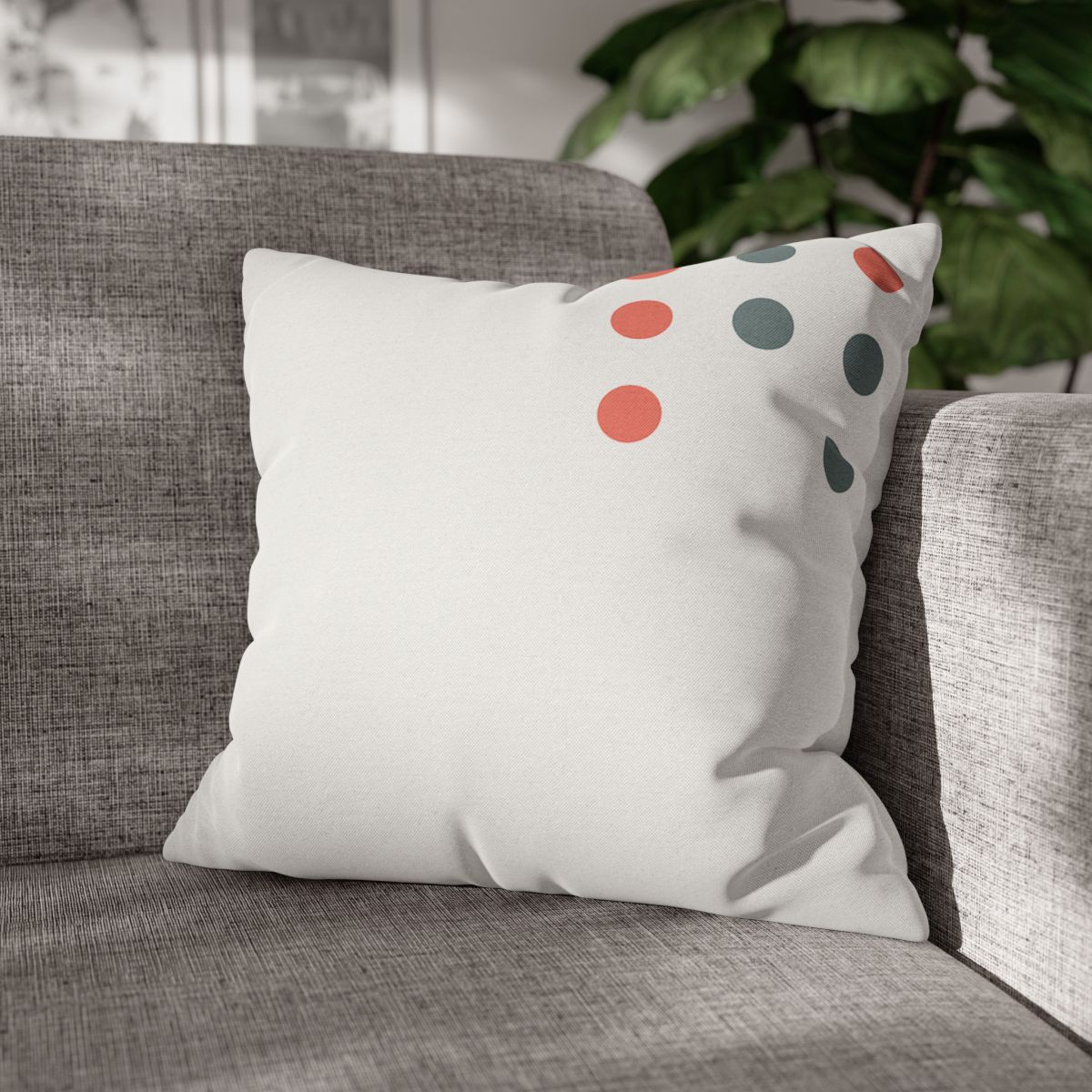 Sparse Corner Dot Grid custom pillow cases