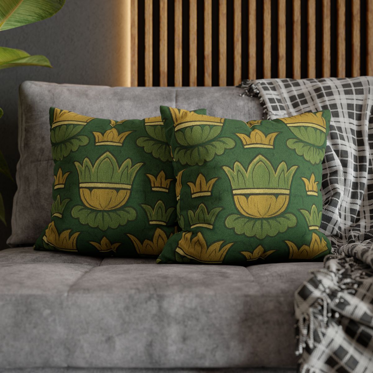 Calyx Crown Tessellation unique gift pillow cases