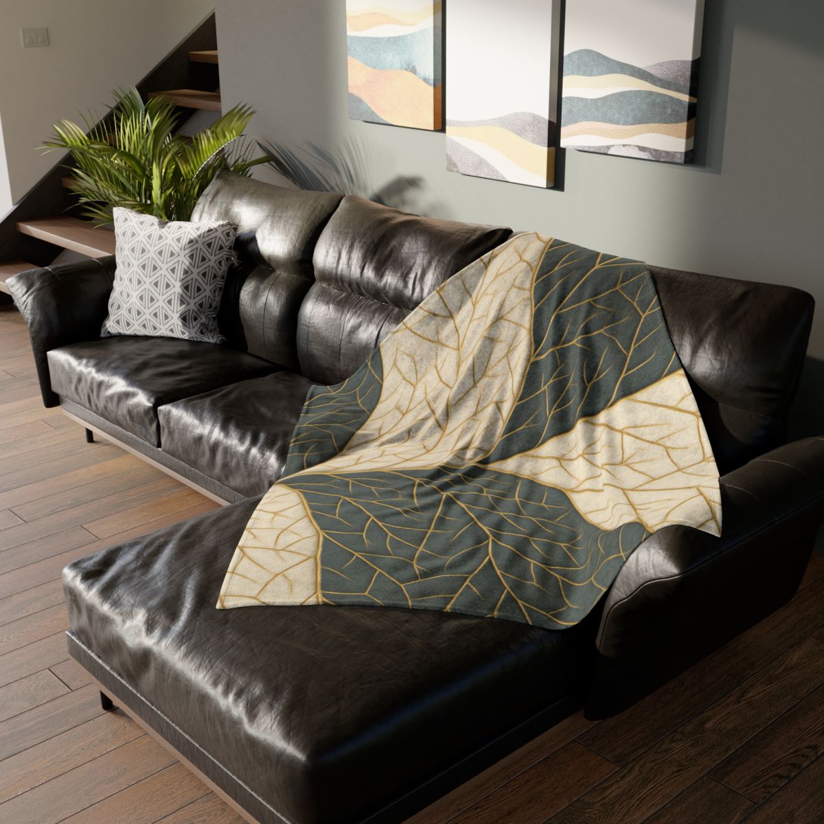 Veinwork Star Chart Lattice stylish throw blankets