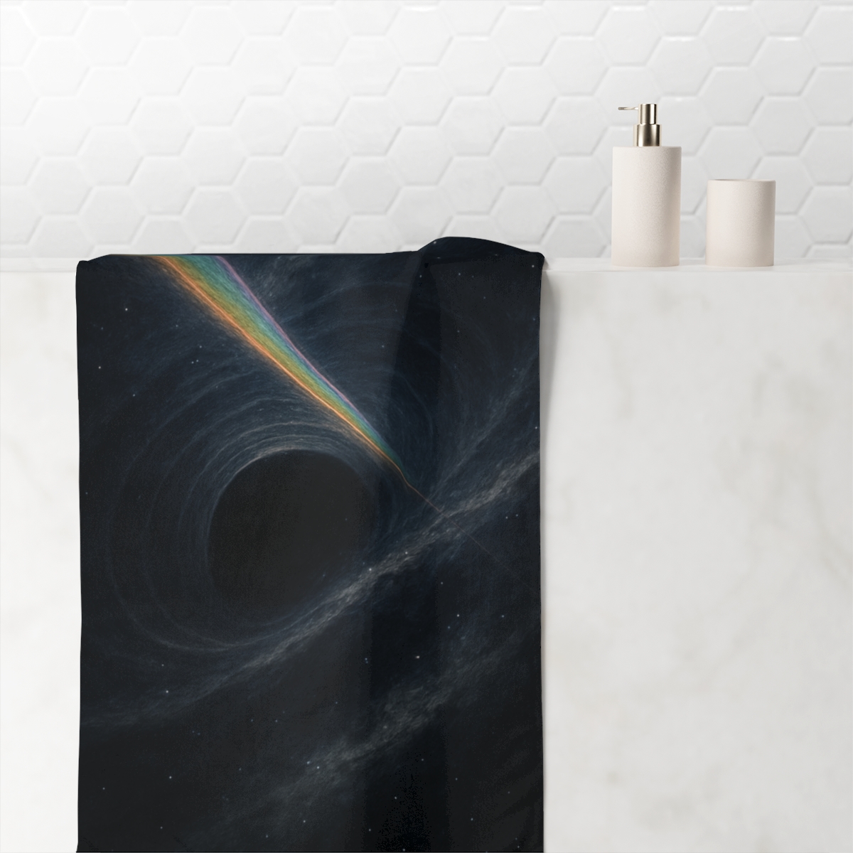 Prismatic Horizon Shear trendy hand towels